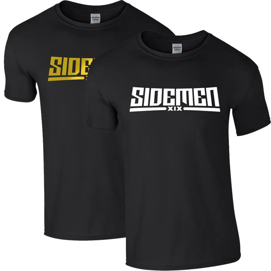 

Kids Adults Unisex SIDEMEN Youtuber Vlogger Group KSI Harry Ethan Vik Tshirt Top cotton short sleeve t-shirt Gift t shirt