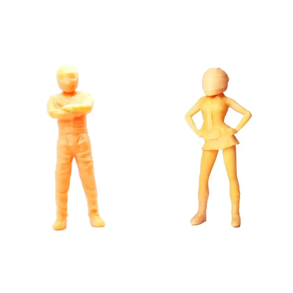 

Неокрашенный маленький человек, поезда, архитектурный микро-пейзаж, масштаб S, фотография, Декор, масштаб 1:64