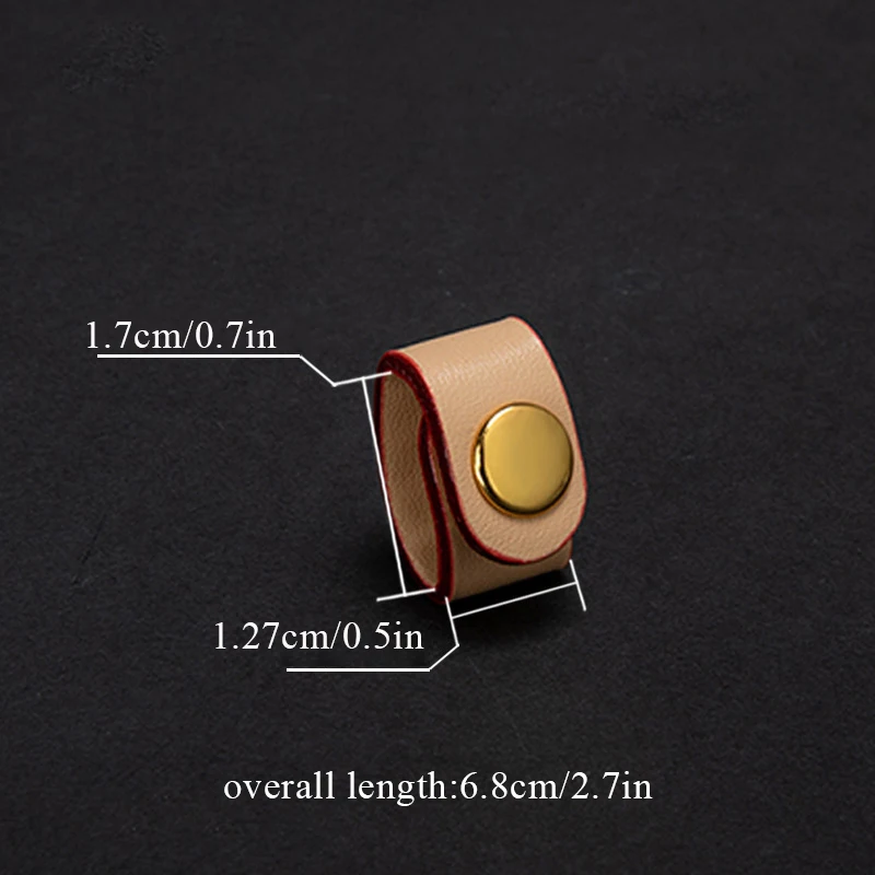 1 PC PU Leather Handles Fixed Buckle Bag Strap Adjustment Hook Shorten Fixed Buckle Shoulder Strap Fixing Clip Bags Accessories