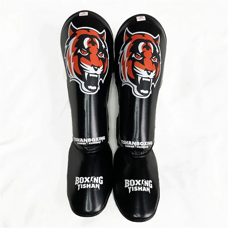 Защита для ног кикбоксинга щиколотки муай искусственная кожа боксерские щитки