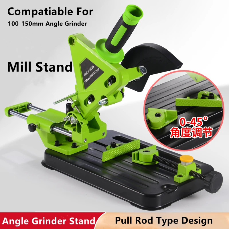 

Universal Angle Grinder Bracket High Precision DIY Mill Stand Cutting Machine Support Holder For 100/115/125mm Angle Grinder