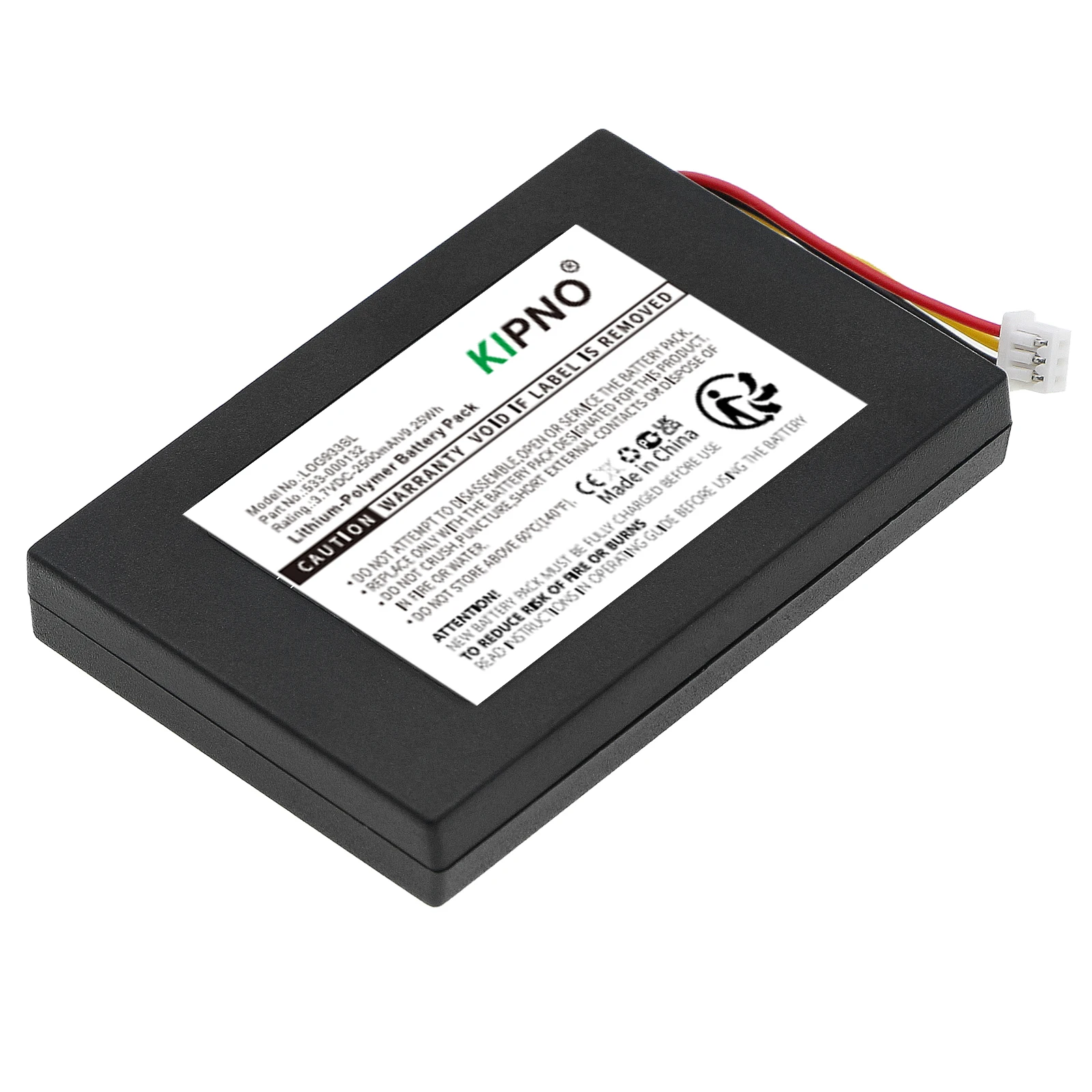 Фото Аккумулятор для беспроводной гарнитуры KIPNO 2500 мАч Logitech 533-000132 G933 G533 G935 G635 G633 №3