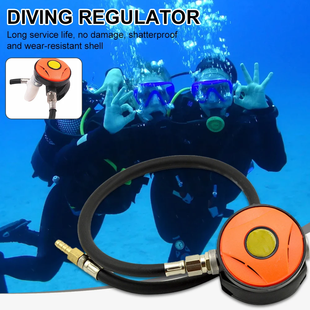 

Глубина для подводного плавания с глубиной psi, регулируемый шланг для дайвинга, подводный вторичный кальян с нерегулируемым мундштуком