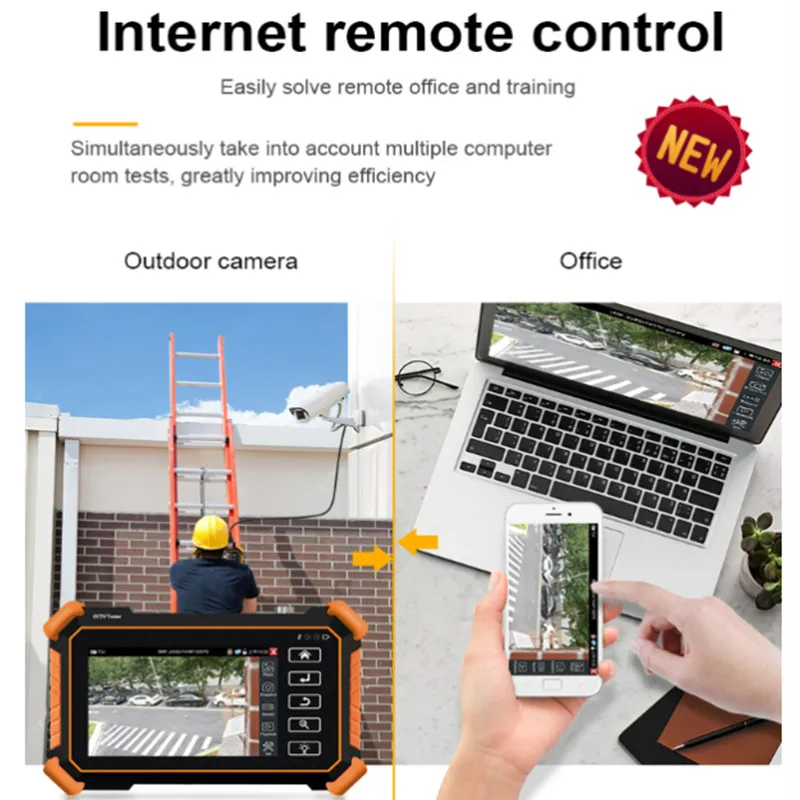 8K IPC CCTV тестер AHD CVI TVI камеры тестирование PTZ POE 48V WIFI UTP Кабельный 12V питание с