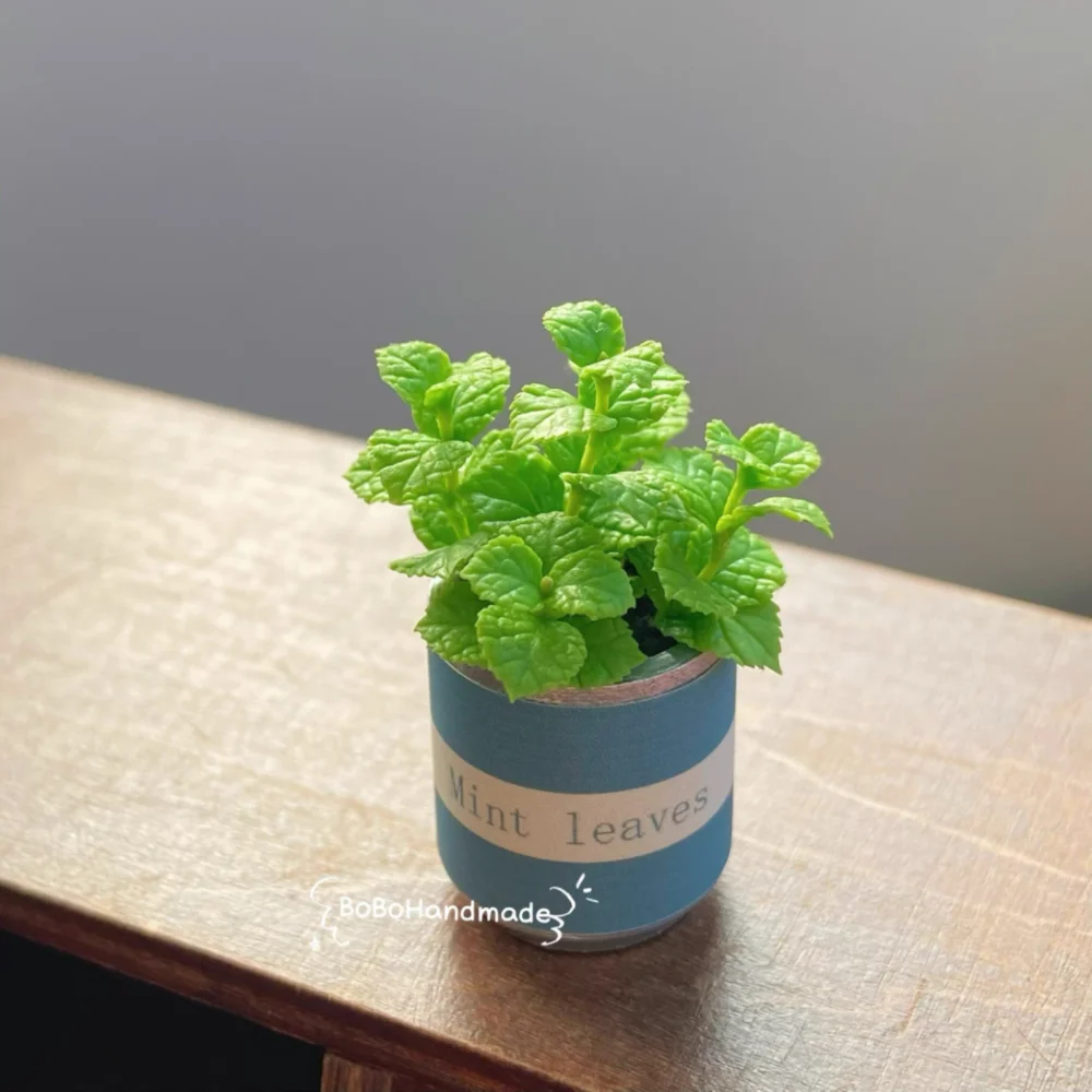 Миниатюрные глиняные горшки для кукольных домов