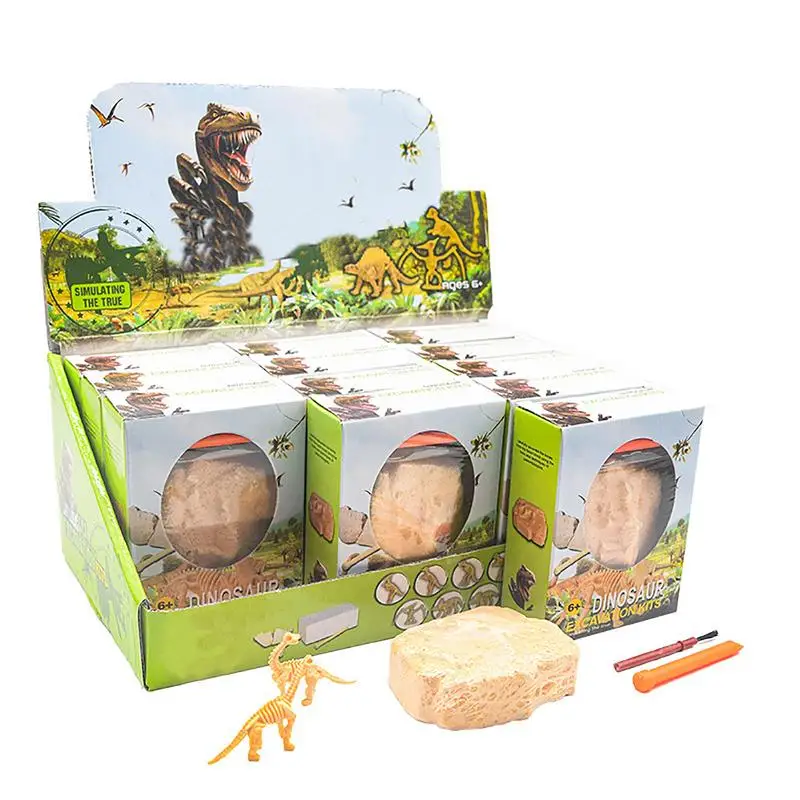 

Educational Dinosaur Excavation Toys Archaeological Dig DIY Assembly Model For Boys Girls Birthday Christmas Gifts