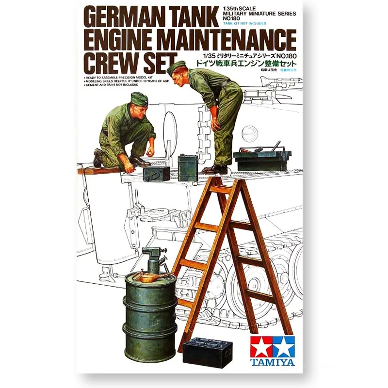 German Tank Engine Maintenance Crew Set