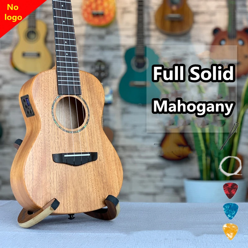 

Full Solid All Ukulele 23 Inches Concert Mahogany Matte Rosewood Mini Electric Acoustic Guitar 4 Strings Ukelele Guitarra Pickup