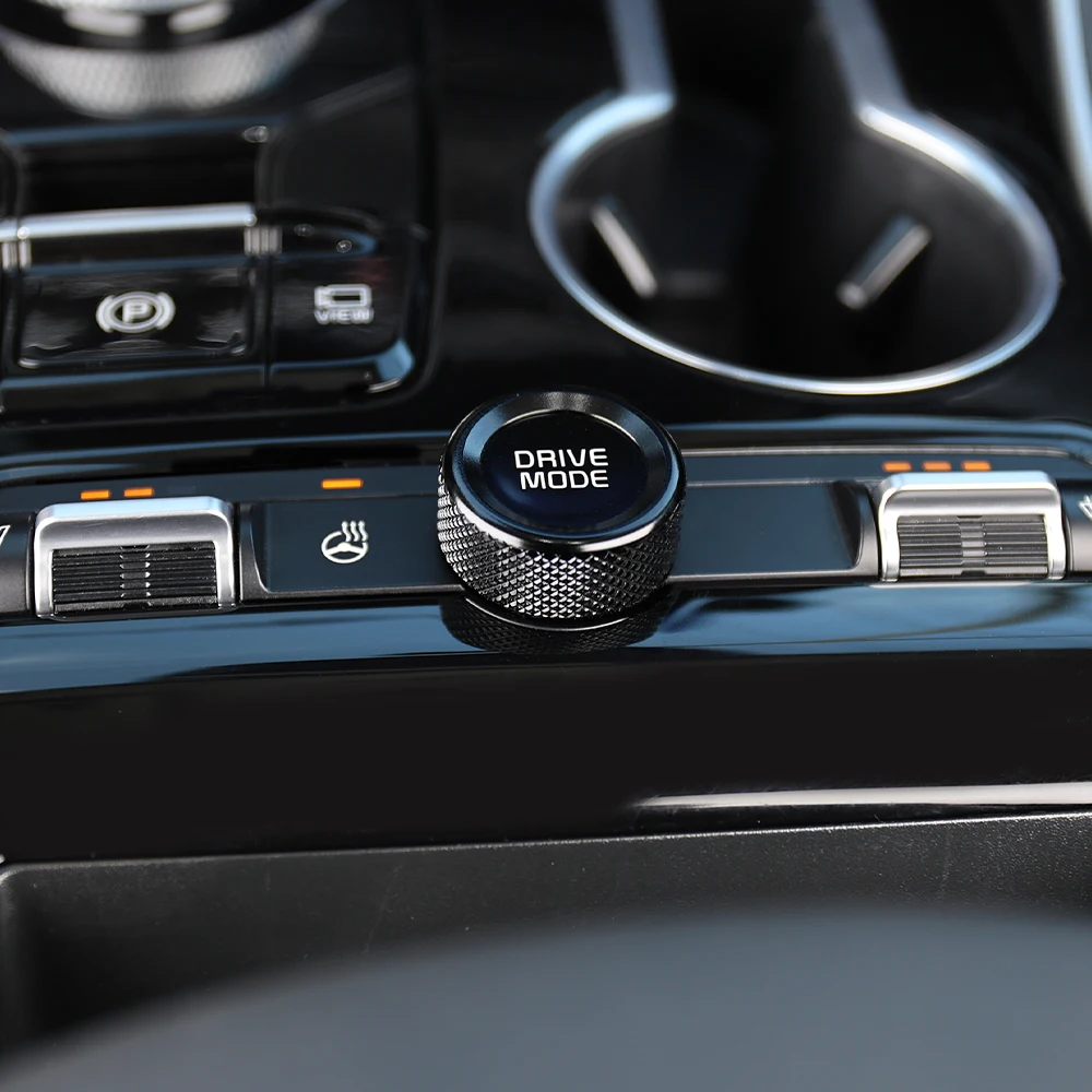 

Черный алюминиевый центральный переключатель передач Konb, накладка на кольцо для Kia K5 2021-2025, аксессуары для внутренней замены