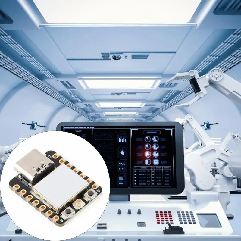 Фото Плата разработки беспроводной сети ESP32C3 с поддержкой Wi-Fi 802.11 b/g/n и Bluetooth-совместимостью для различных приложений №3