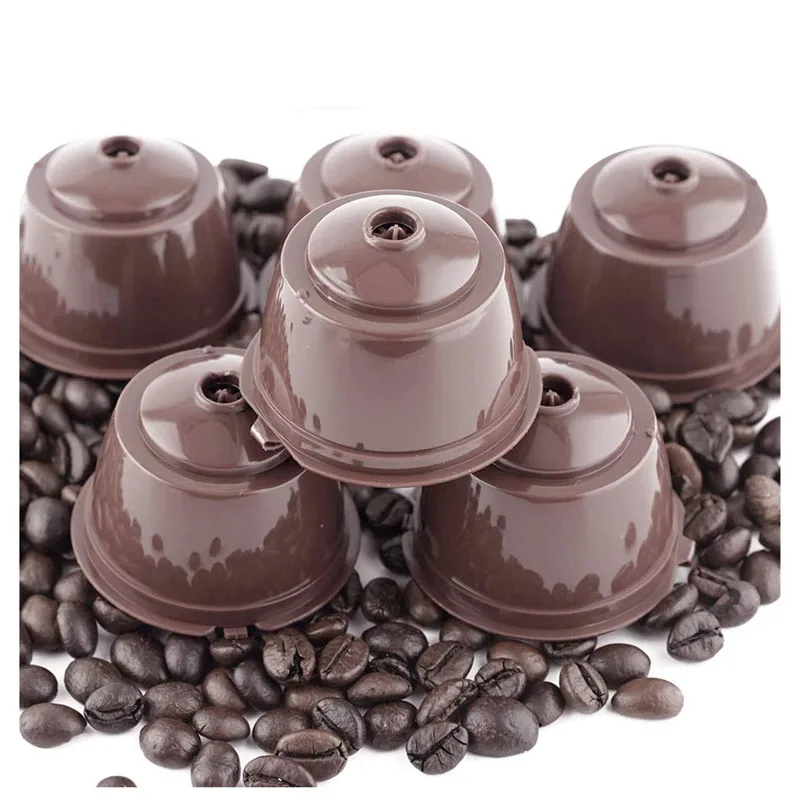 

1pc/3pcs Coffee Machine Reusable 8g Capacity Cup Filter For Dolce Gusto Refillable Capsules Pod Electric Portable Accessory