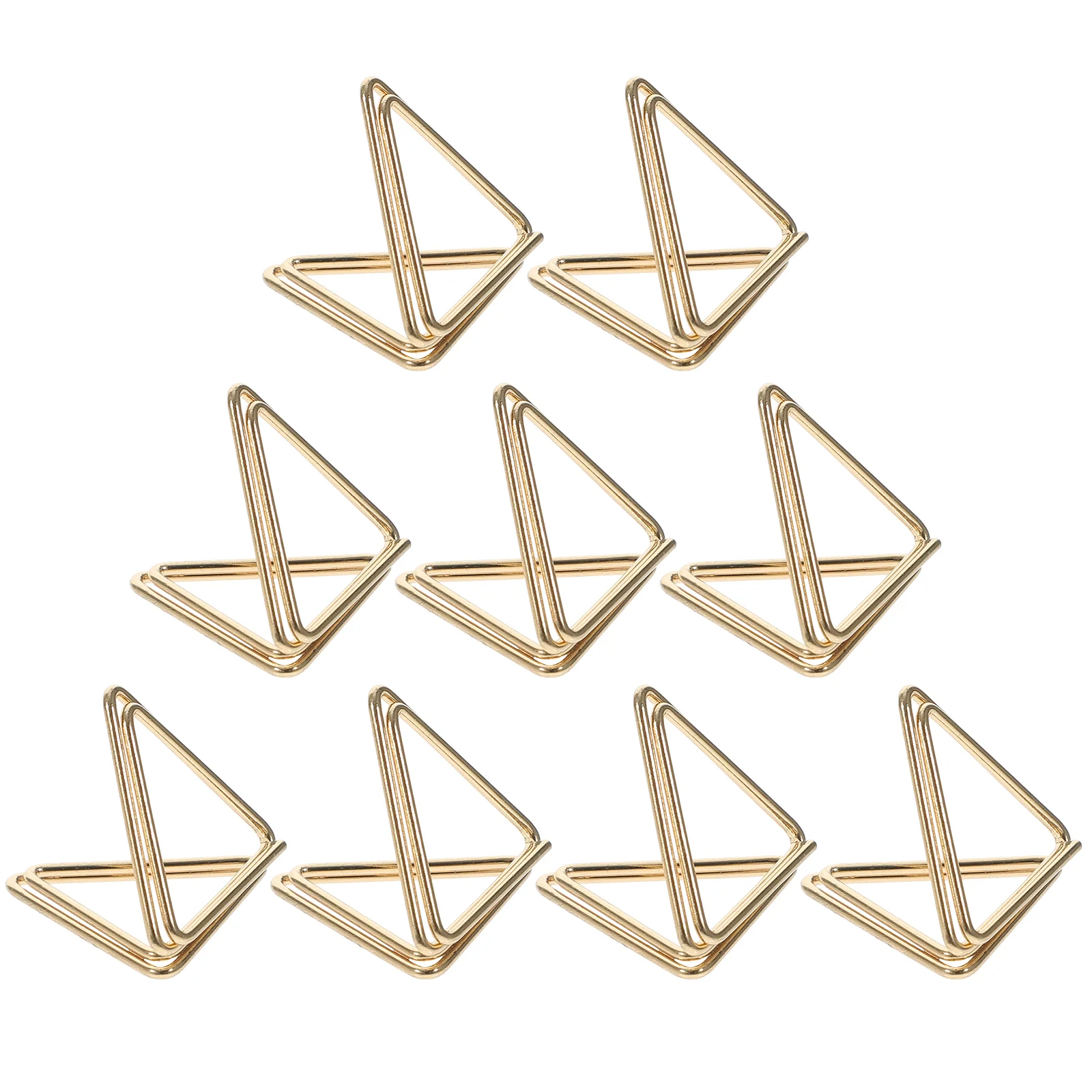 

30 Pcs Shaped Paper Clip Clips Colored Mini Large Colorful Small Triangle Metal