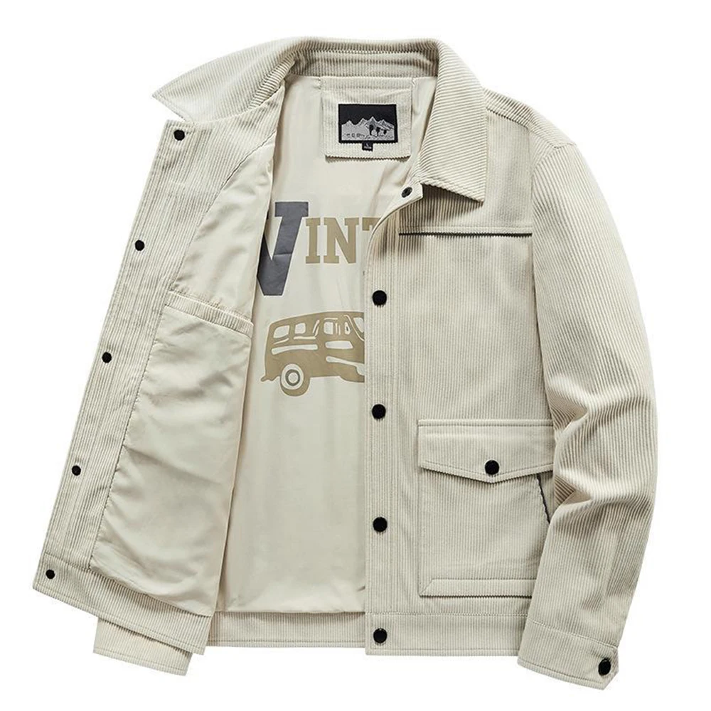 

KOODAO Jackets for Men Casuals Coat Plus size Lapel jacket men Cotton for Spring and Autumn,Green/Berige/Coffee/Blue