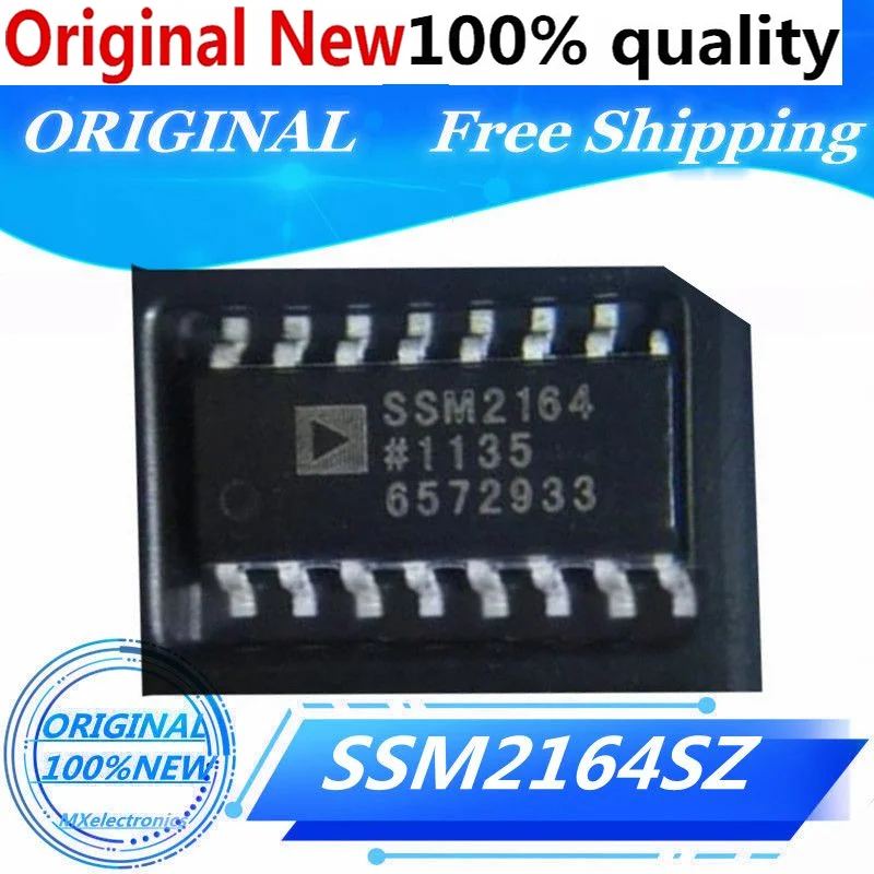 

2-20pcs New100% Ssm2164 Ssm2164s Ssm2164sz Soic-16 Special Purpose Amplifiers Ic Chipset Original
