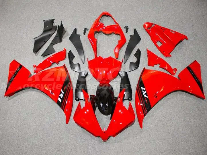 

Новинка Обтекатели корпуса мотоцикла ABS JP подходит для YAMAHA YZF-R1 2012 2013 2014 12 13 14 кузов под заказ красный черный