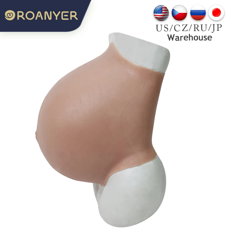 

Силиконовый костюм для беременных Roanyer, улучшенный Искусственный Мягкий живот для беременных, Трансвестит, живот