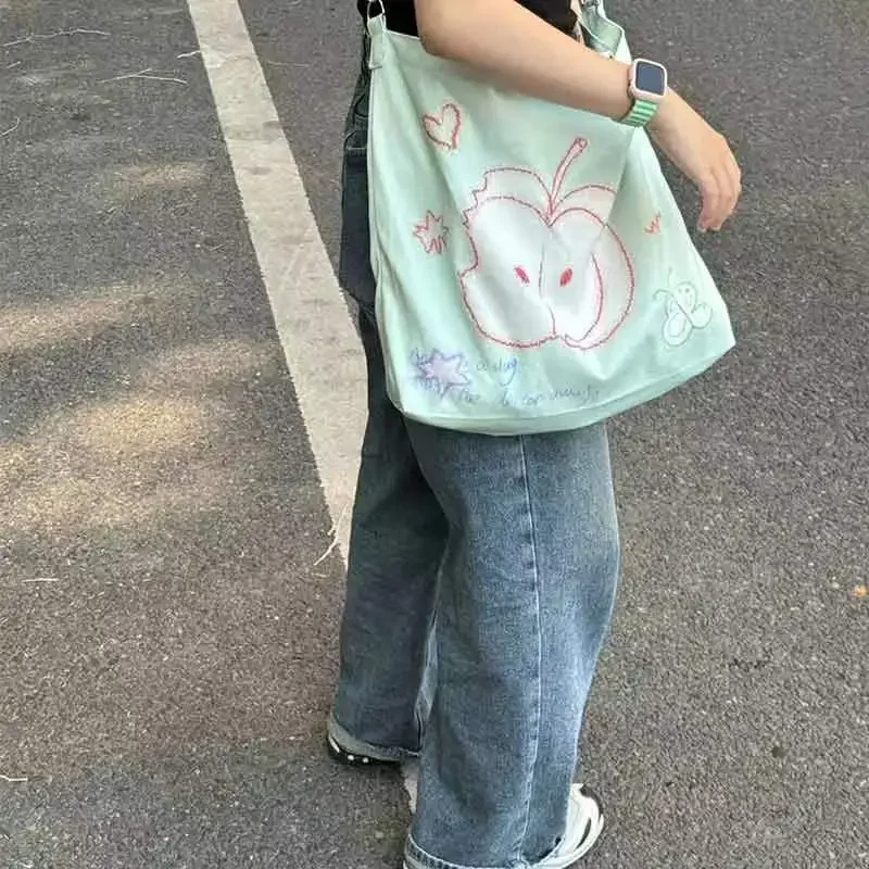 MBTI большая вместительная женская сумка на плечо модная корейская эстетичная