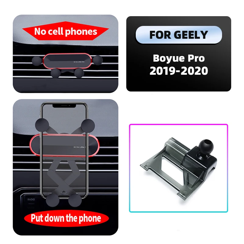 

Автомобильный держатель для Geely Boyue PRO 2019 2020 гравитационная подставка для GPS Специальный держатель для смартфона навигационный кронштейн ак...