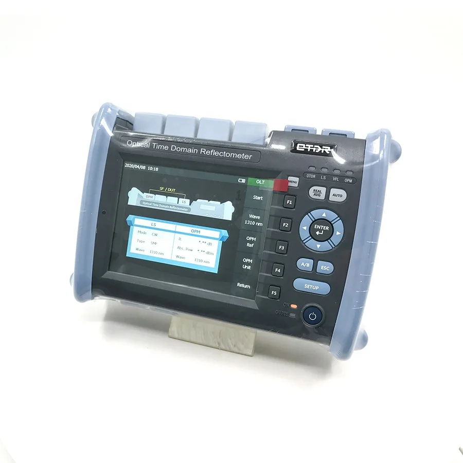 

Single mode OTDR 1310/1550nm built-in power meter, VFL, touch screen iOLM