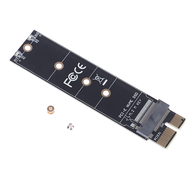 

PCIE To M2 Adapter NVMe SSD M2 PCIE X1 Raiser PCI-E PCI Express M Key Connector Supports 2230 2242 2260 2280 M.2 SSD Full Speed