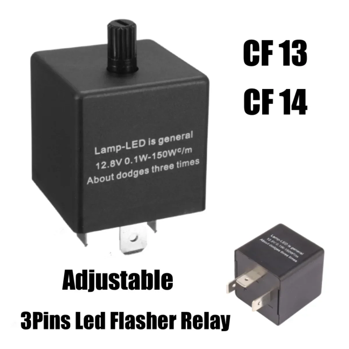 

3 контакта CF13 CF14 12 В регулируемая Freauency указатель поворота мигалка реле переключатель светодиодное реле мигалки электронные автомобильные детали