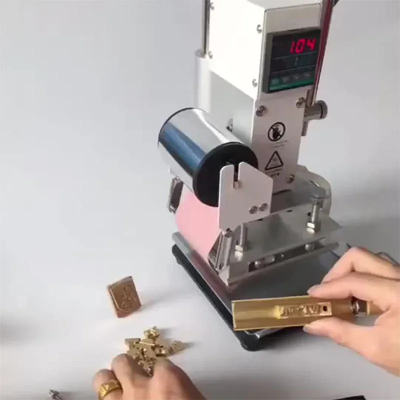 Ручной тепловой пресс цифровой бронзирующий станок для ПВХ-карт кожаных бумаг