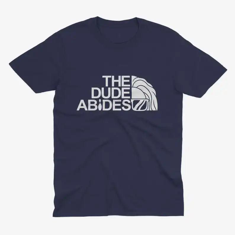 Фото Рубашка в стиле ретро The Dude Abides Bowling — дизайн цитаты «Большой Лебовски», футболка Лебовски, фильм «Кине Братья», фильм №4