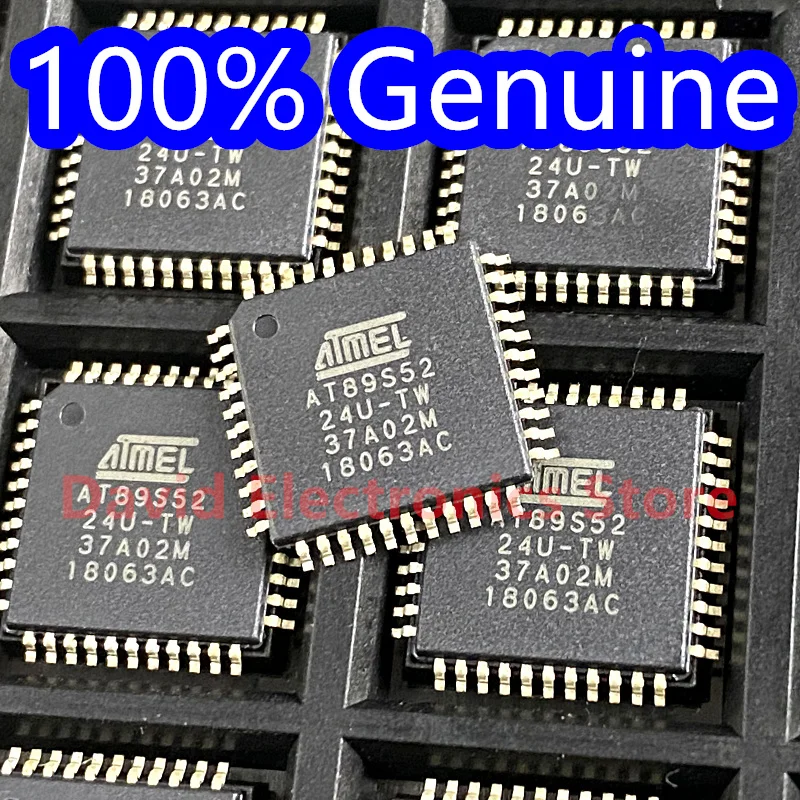 

10PCS/lot New original AT89S52-24AU chip 8-bit flash microcontroller 8051 package TQFP44