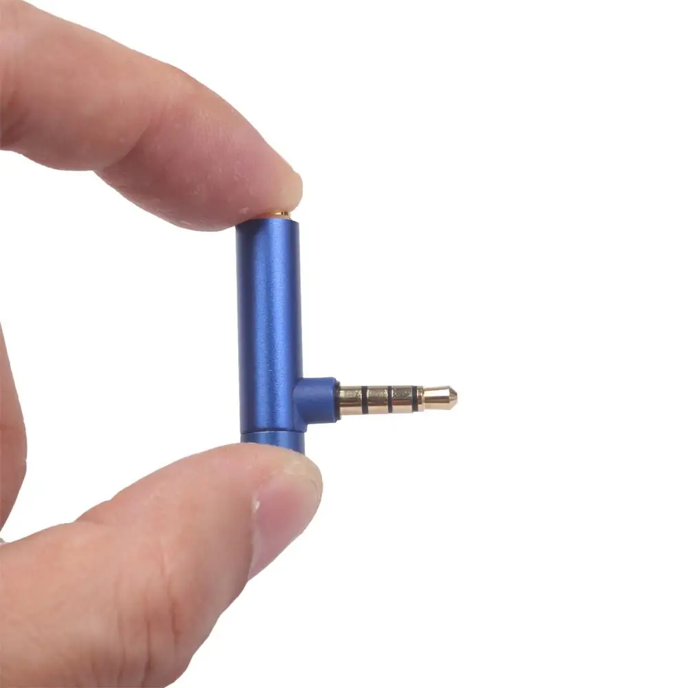 Аудиоконвертер штырь-гнездо 3 5 мм переходник разъем 90 градусов тип L стерео