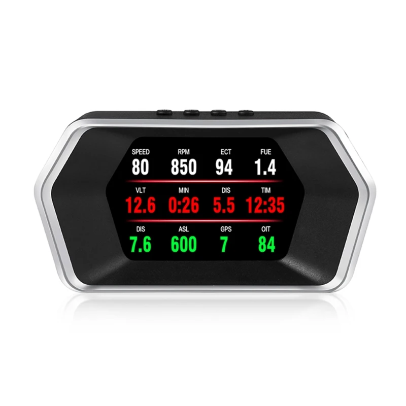 

for Smart HUD for Head up Display GPS OBD Dual System LCD Screen AI Intelligence