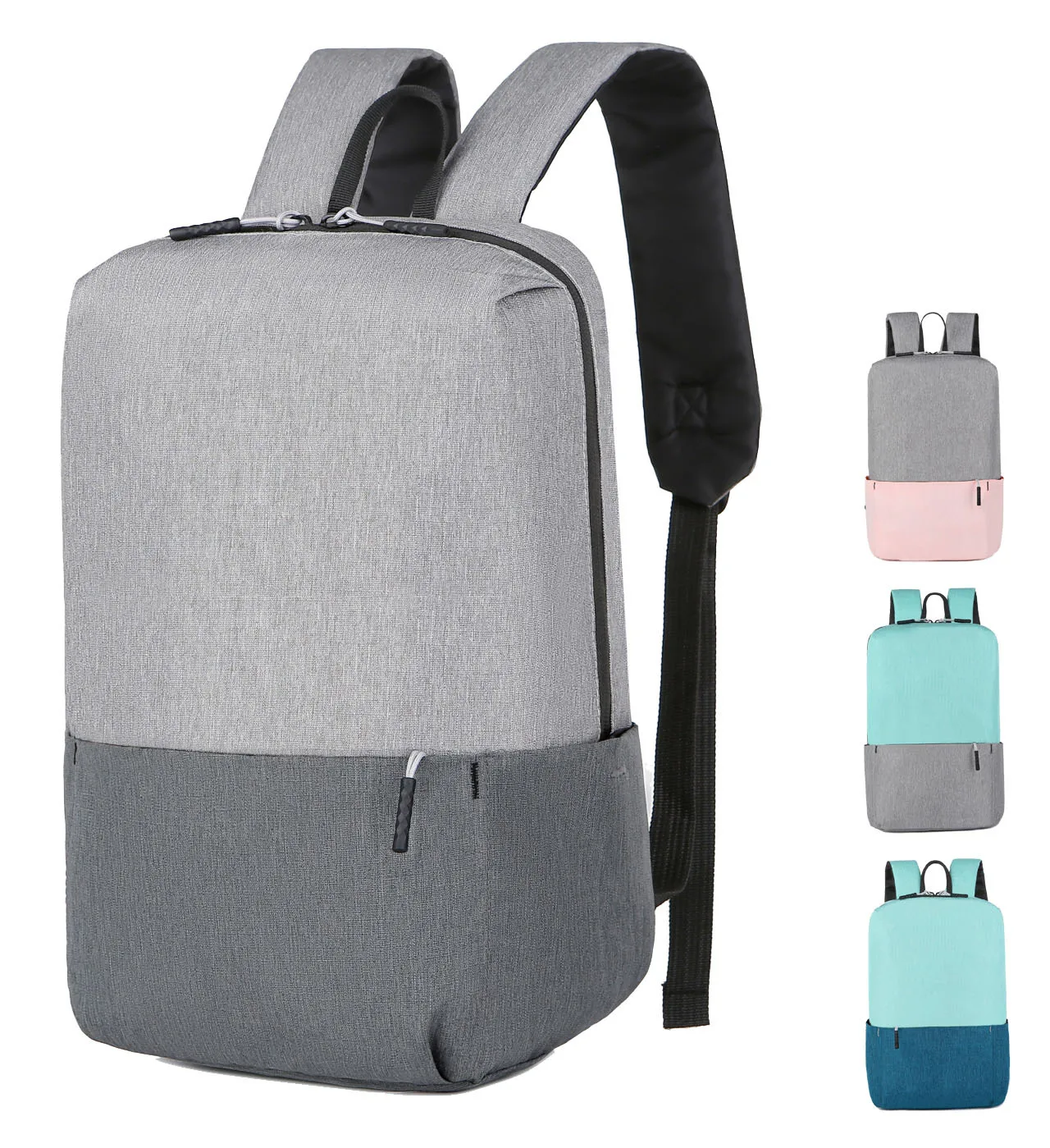 New Fashion Color Matching Outdoor Travel Brush Contracted Han Edition Men Women Capacity Backpack Student Bag Travel Backpack