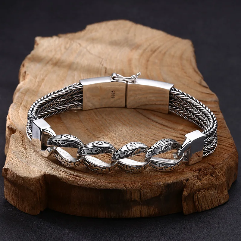 Женский серебряный браслет изысканная цепочка для тела властные модные