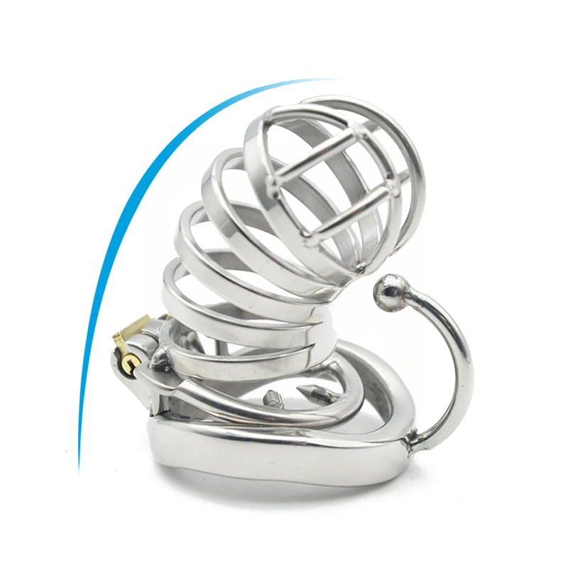 Клетка целомудрия мужские секс-игрушки металлическая клетка для пениса из