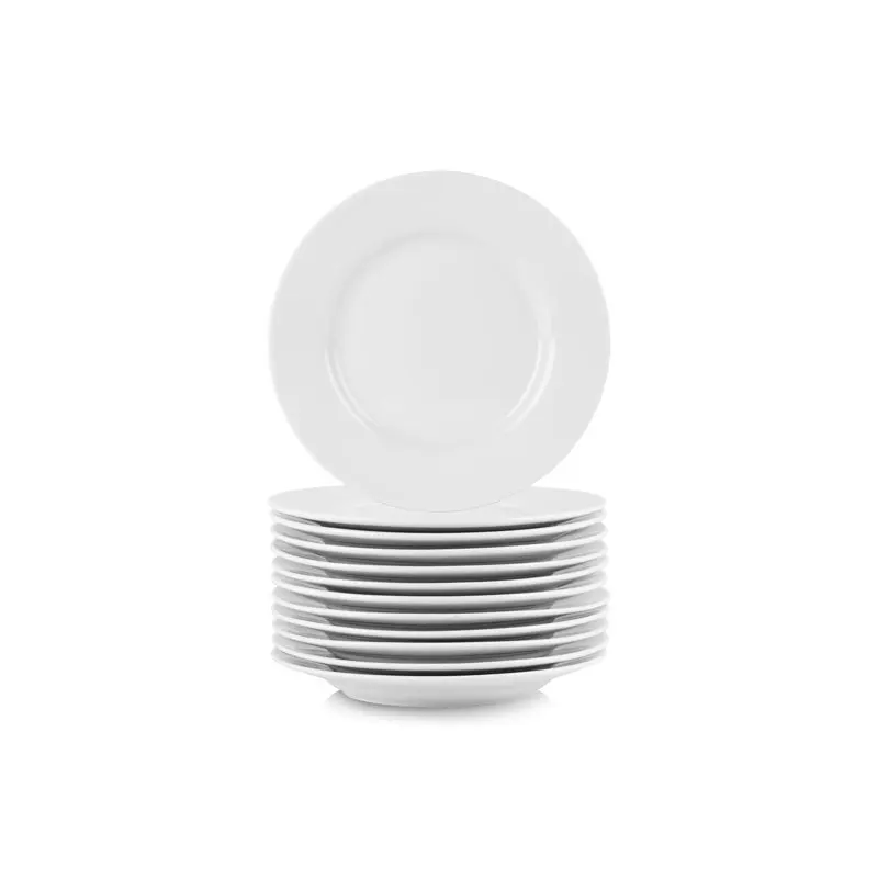 

Catering Pack 6 дюймов, Круглая Керамическая фотография, набор из 12 керамических столовых приборов, планшетов, тарелок и Мисок