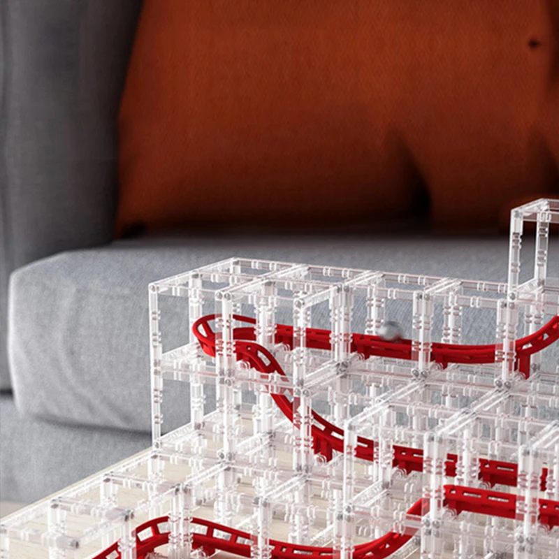 Кубики-подставки™Стартовый Магнитный мраморный строительный набор