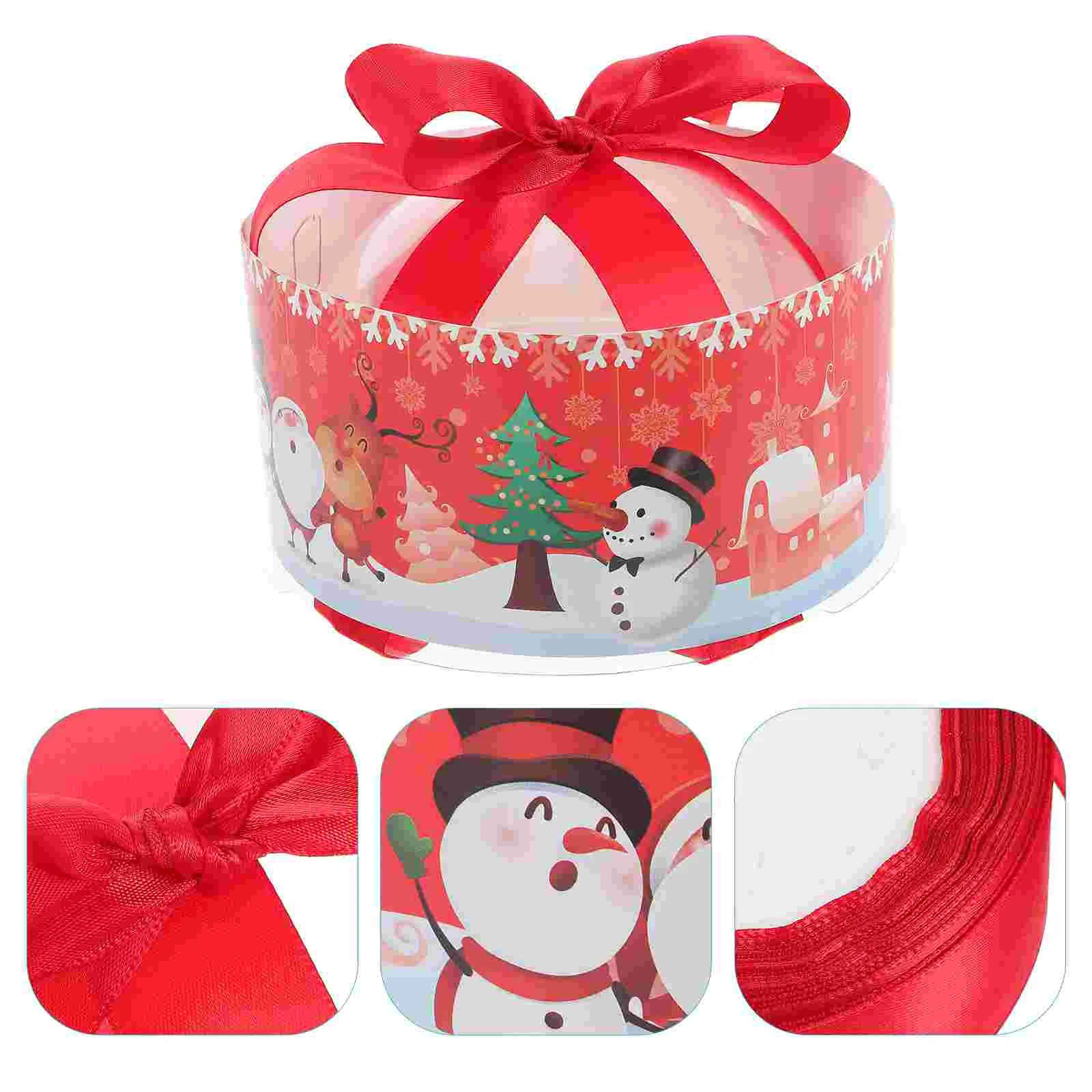 

10 Sets Mousse Cake Box Christmas Dessert Box Cake Packaging Box Dessert Packaging Box Christmas Cake Box Party Cake Box