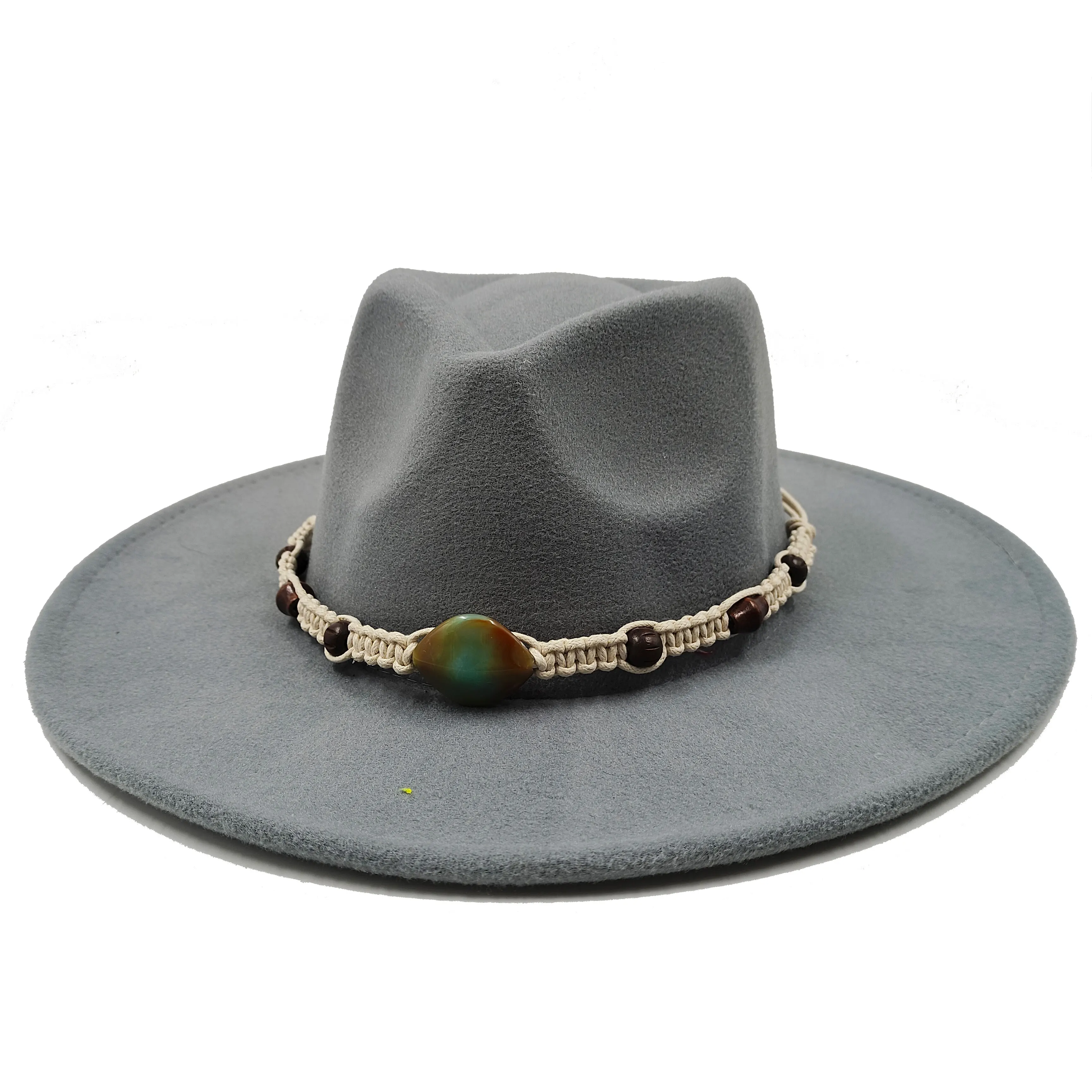 

Новая Серая Федора, аксессуары, джазовая шляпа с широкими полями 9,5 см, Женская фетровая шляпа, Мужская модная Панама, Женская шляпа