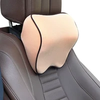 car headrest pillow neck memory lumbar support cotton breathable auto neck rest headrest cushion seat headrest in car