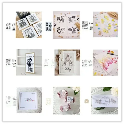 Штампы и штампы в виде единорога для скрапбукинга/фотоальбома