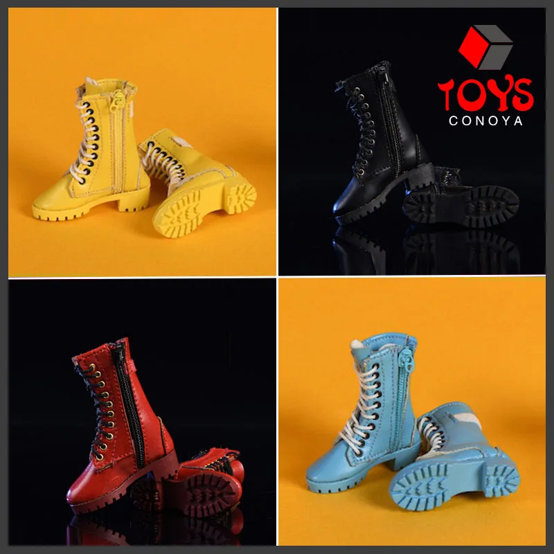 Женские кожаные ботинки на молнии, размер 19x1/6