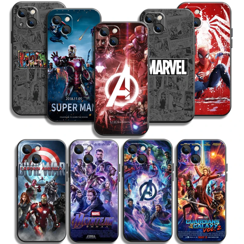 

Marvel US Logo Phone Cases For iPhone 7 8 SE2020 7 8 Plus 6 6s 6 6s Plus X XR XS MAX Cases Coque Soft TPU Back Cover Carcasa