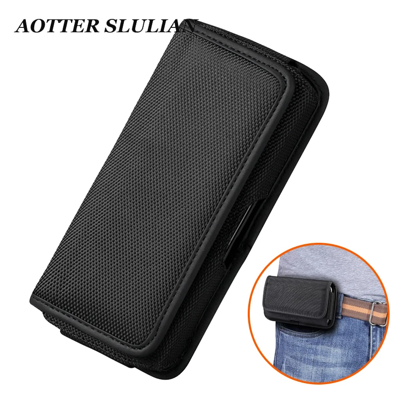 

Casual Men's Waist Fanny Pack Bags Fashion Oxford Cloth Phone Purses Male Canvas Outdoor Running Loop Belt Bag Man Vintage Pouch