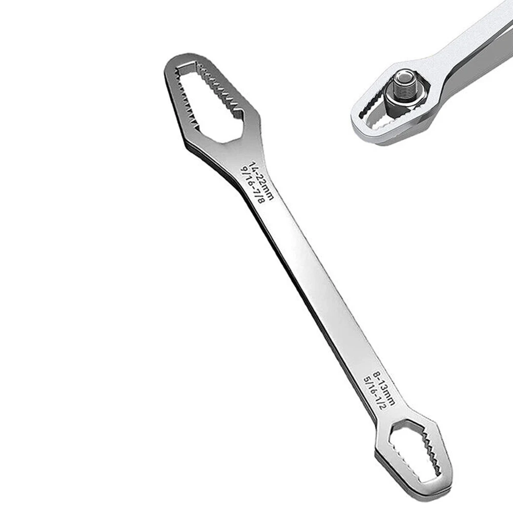 Гаечный ключ легкий регулируемый гаечный из хромованадиевой стали с двойной