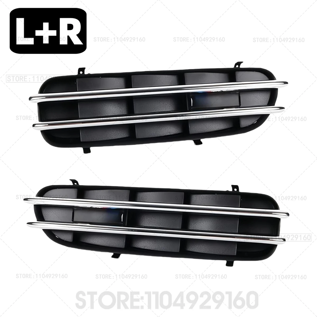 

Для 2006-2010BMW 5 серии E60 M5 Решетки боковой панели слева + справа 2 шт. 51137896850 51137896849 Решетки боковой панели крыльев автомобиля Вентиляционные отверстия