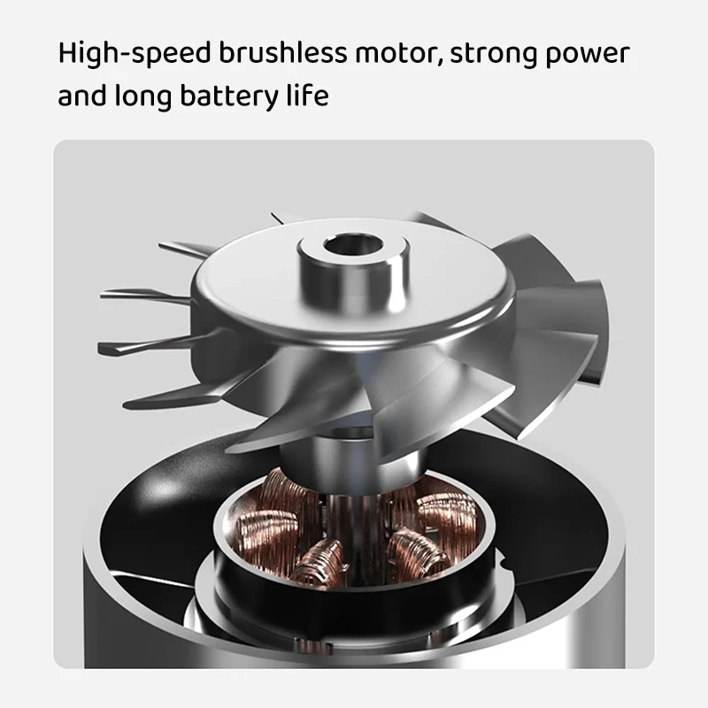 SEALD 130000 об/мин Бесщеточный Мини-воздуходувка Электрический Воздуходувка с 3