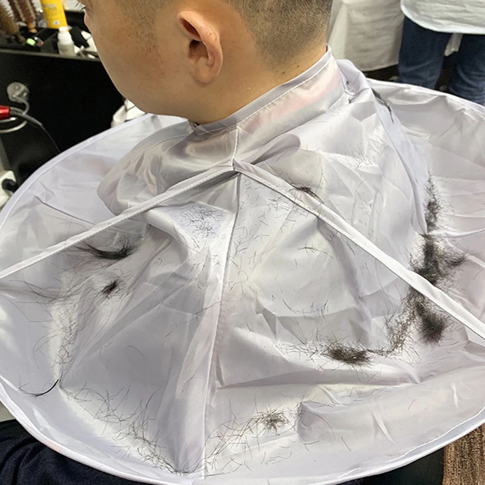 

DIY Hair Cutting Apron Hair Cutting Cloak Umbrella Cape Shave Apron Wrap Hair Barber Gown Cover Household Cleaning Protecter