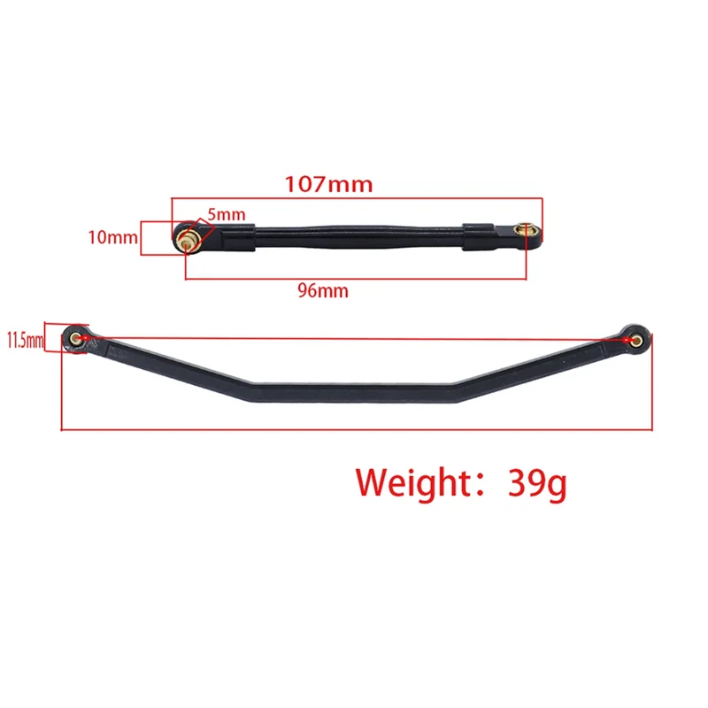 Металлический стержень рулевого управления сервопривод для осевого RBX10 Ryft 1/10 RC