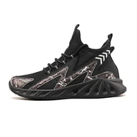 men outdoor jogging trainers running shoes breathable air mesh sneakers comfortable walking footwear male sport casual shoes