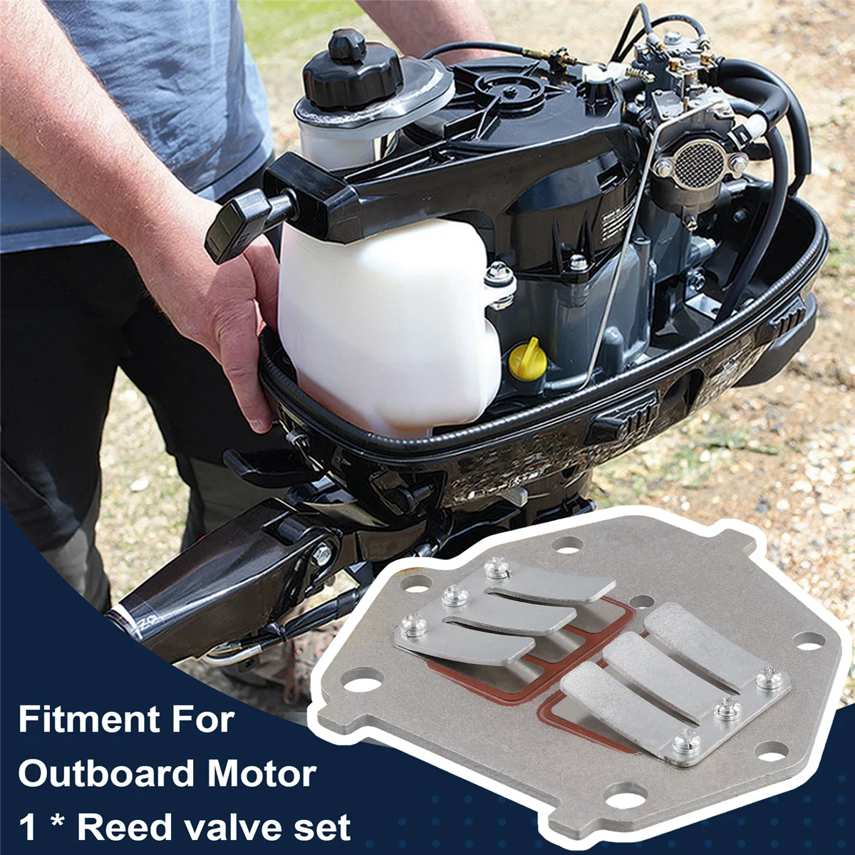 Inlet Reed Valve Assy 3B2-02110-0 for Tohatsu Outboard Motor Boat Engine Parts