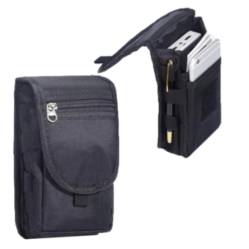 

Мужская водонепроницаемая поясная сумка из ткани Оксфорд, набедренный пояс для мотоциклистов, военный дорожный кошелек для телефона/телеф...